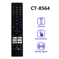 CT-8564 Replacement Remote Control For Toshiba Smart LED TV RC45157 Replacement Accessories