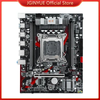 JGINYUE X79 LGA 2011 M-ATX Mainboard Support Intel Xeon E5 v1 v2 DDR3 Memory 1600MHz 32GB M.2 NVME SATA USB3.0 X79M-PLUS