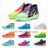 Original Lamelo Ball MB Basketball Shoes Men MB.02 2 Honeycomb Phoenix Phenom Flare Lunar New Year Jade Blue Trainers Sneakers