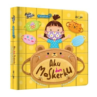 DAR Mizan - Buku Anak Halo Balita Penuntun Aku dan Maskerku (Boardbook ) - Mizan