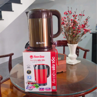 Ấm Đun Nước, Ấm Siêu Tốc Cách Nhiệt, Cách Điện Cao Cấp 2 Lớp 1.7L - Rạng Đông