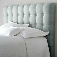Hotel bed headboard bedroom king size bed headboard furniture fabric upholstered tuft headboard