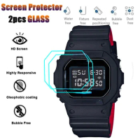 2Pcs Screen Protector For Casio G Shock Film For DW-5600 GBD-200 DW5000 GWX-5600 GW-B5600 GW-5000 GBX-100 9H Tempered Glass
