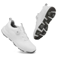 2024 Waterproof Professional Golf Shoes Men Golf Sneakers Professional Outdoor Spiked Golf Shoes for Men Women Golf Sneakers