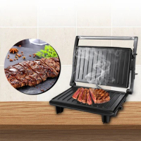 Household Steak Griller Double-sided Heating Panini Toast Bread Sandwich Griller 220V-240V