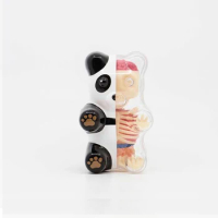 4D MASTER Artist Mighty Jaxx Little Gummy Bear Anatomy Model Panda Figurine Desktop Decoration Kids Gift Collection