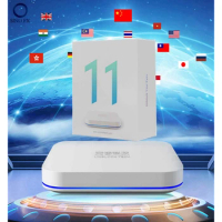2024 Unblock Tech UBOX11 Android 12.0 TV Box 4G 64G Best Asia Smart Media Player UBOX11 Update from UBOX10 AI Voice Countrol