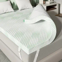 Sleepmax Soft Mattress Topper - 100% Memory Foam Mattress Topper King Size 3 Inch - Premium Comfort Bed Topper with
