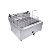 30L commercial electric frying furnace Single cylinder fryer French fries fryer snack machine Fryer Chicken Machine
