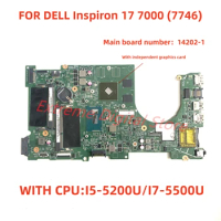 For Dell Inspiron 17 7746 Laptop motherboard 14202-1 with CPU I5-5200U I7-5500U 100% Tested Fully Work