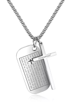 Trendyshop Men's Bible Necklace