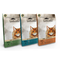 【Livin Wild 野宴】全齡貓草飼無穀配方-放養雞&火雞/草飼羊&牧野山羊/帝王鮭魚-15LB/6.8kg(貓糧/貓飼料)