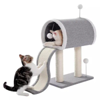 Small Cat Tree Post Box Letter Box Cat Scratching Tree Climbing Tree for Kittens
