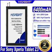 HSABAT LIS1569ERPC 6400mAh Battery for Sony Xperia Tablet Z3 Compact SGP611 SGP612 SGP621 Batteries