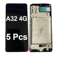 Wholesale 5Pcs 6.4" AMOLED For SAMSUNG GALAXY A32 LCD Display With Touch Screen Digitizer Assembly For Samsung A32 4G LCD A325F
