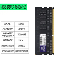 DDR4 DDR3/4GB 8GB 16GB Desktop computer /2666 3200MHZ FOR KERUILEI
