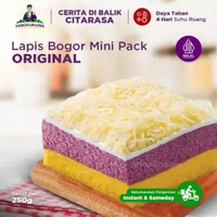 Lapis Bogor Sangkuriang Original - Mini Pack (250gr) - Oleh-oleh Khas Bogor