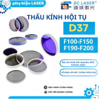 Thấu Kính Hội Tụ D37 F100-F150-F190-F200– Thấu Kính Laser Cho Máy Cắt Laser Fiber, Chuẩn D37