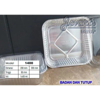 Alu Foil Ox 1400 (Best Fresh) + Tutup Cup Alumunium Foil Aluminium Terlaris