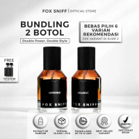 Levi Fox Sniff - Bundling 2 Botol Parfum 30Ml Extrait De Parfum Paket Parfum Pria Pilihan 6 Varian R