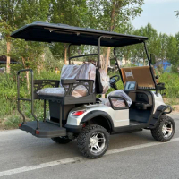 Chinese CE Cheap Price 2 4 6 Seater 48v 72v Lithium Battery Electric Golf Cart Luxury Made China Custom Golf Trolley Car