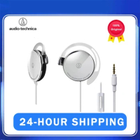 100% Original Audio Technica ATH-EQ300IS Wired Earphone With Remote Control With Bulit-in Micrphone Sport Ear Hook Earphone