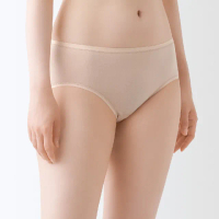 【MUJI 無印良品】女柔滑中腰內褲(共7色)