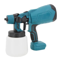 Electric Spray Gun High Power Electric Paint Sprayer Electric Paint Sprayer For Makitas 18V Battery 1L Charge Display
