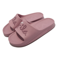 Fila 防水拖鞋 Sleek Slide 2 男款 女款 玫瑰粉 藕粉色 一片拖 草寫 Logo  4S326W555