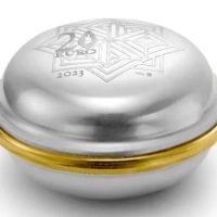2023 France Macaron 37MM 20 Euro 1oz Silver Coin