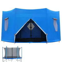 6/8/10/12ft Jumping Trampolines Tent Trampoline Sunshade Sun Protection Round Trampoline Shade Top Cover Trampoline Accessories