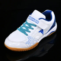 Kids' Badminton Shoes, Volleyball Sneakers, Training Sport Shoes, Mesh Tennis Shoes, Boys, Girls