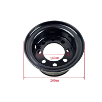 Forklift rims manufacturer spare parts tyre size 18x7-8/105x138x50F tire rims for 7FB25