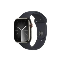 Apple Watch S9 LTE版 41mm 石墨色不鏽鋼錶殼；午夜色運動型錶帶 GPS +行動網路版