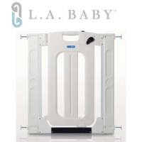 L.A. Baby 美國加州貝比 雙向自動上鎖安全門欄/圍欄/柵欄(附贈兩片延伸片)