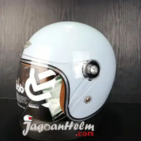 HELM RSV SC HIJAB RETRO CLASSIC | HALF FACE HIJAB Baby blue