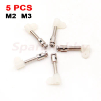 5PCS Cessna 182 M2 M3 Steering Linkage Rod Link Metal Front Wheel Steering Rocker Adjustable Length For RC Airplane Fixed-wing