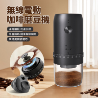 ANTIAN 電動咖啡磨豆機 咖啡豆研磨機 意式咖啡自動磨粉機 小型咖啡機(交換禮物)