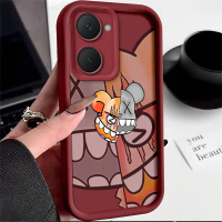 Sarung Telefon, Rekaan Badut Beaar, Bahan Silikon Lembut, Serasi dengan vivo Y03, vivo Y18 4G, vivo 