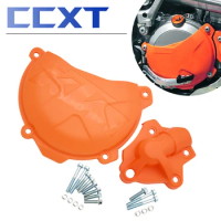 Motorcycle Clutch Guard Water Pump Cover Protector For KTM 350 250 EXCF XCF XCFW SXF SIX DAYS FREERIDE 2013-2016 Universal 250