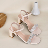 Lawrensia Aleena - Ankle Strap Sandal Heels Wanita - JY-1818-8