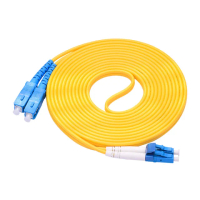 【台灣霓虹】電信級SC-LC單模雙芯全雙工光纖跳線3米