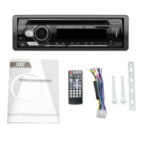 Universal 1 Din Bluetooth Car Stereo MP3 Player Autoradio CD VCD DVD AUX USB FM Radio Auto Audio Car Player