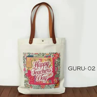 Totebag Souvenir Hari Guru Tas Canvas Hari Guru GURU-02