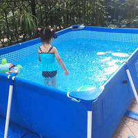 充氣泳池 大型游泳池家用成人游泳池超大號加厚支架水池嬰兒充氣兒童游泳池 米家家居