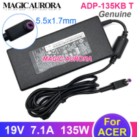 Genuine For ACER ADP-135KB T 135W Charger 19V 7.1A AC Adapter For ACER Nitro 5 AN515-42 ANA515-53 AN515-52 N20C1 Power Supply