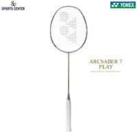 New Limited Edition Raket Badminton Yonex Arcsaber 7 Play ARC7-PLEX Light Biege