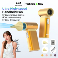 [EXCLUSIVE STELLA WIDJAJA] GOOJODOQ GFS009 3-in-1 Ultra High-Speed Premium Handheld Fan Up to 71000 