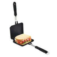 Double Sided Frying Pan Sandwich Maker Bread Toast Breakfast Machine Barbecue Oven Mold Electric Ceramic Stove Pancake Maker