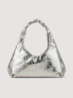 กระเป๋าสะพาย Metallic Leather Baguette Bag